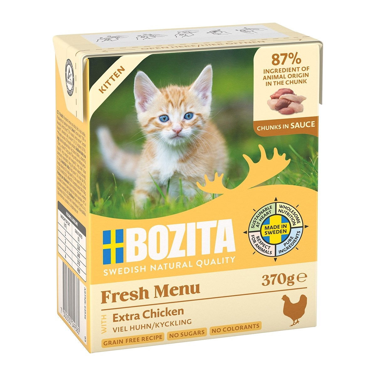 Bozita-kissanpennun ruoka kastikkeessa 370g
