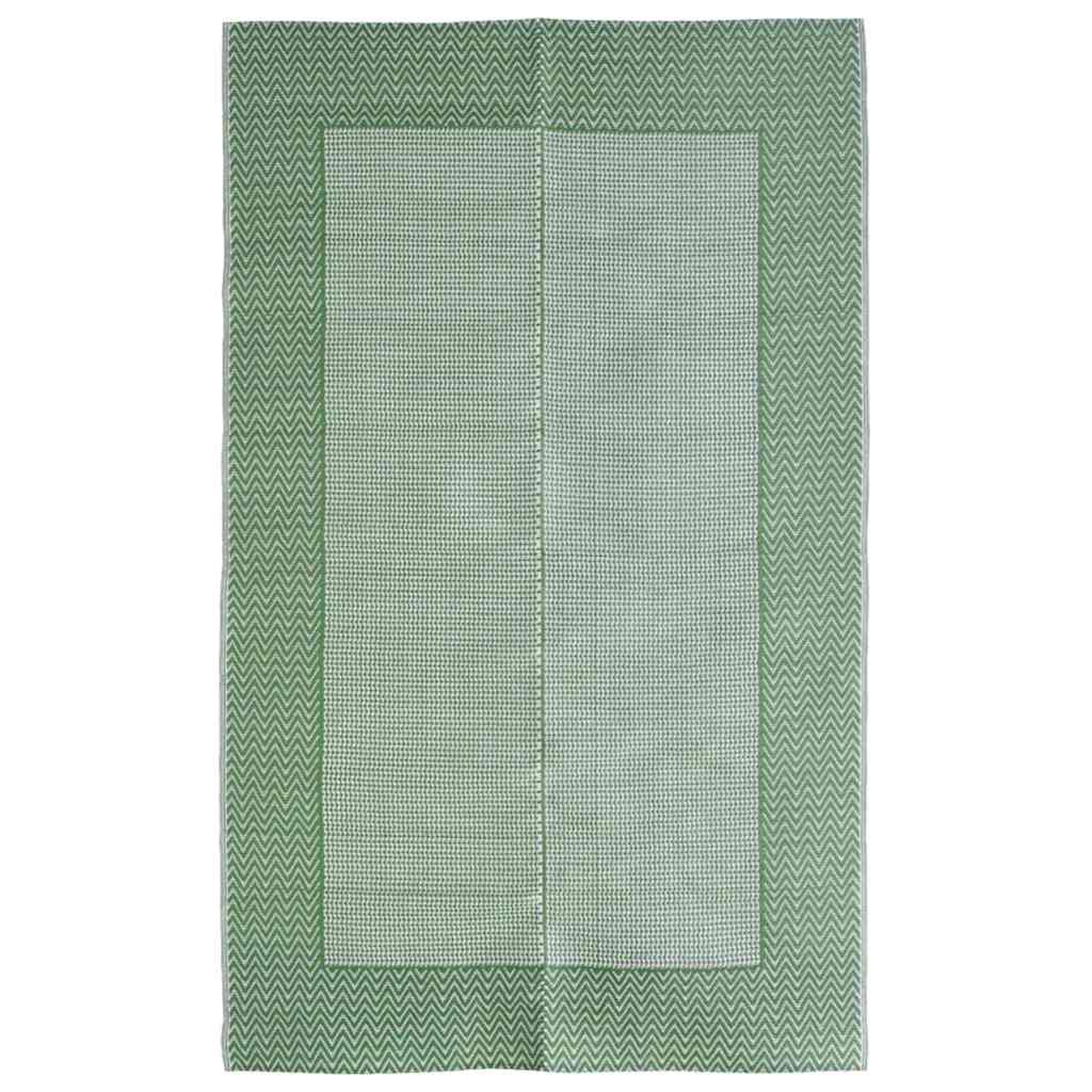 vidaXL Ulkomatto ARAKIL Vihreä 120x180 cm PP