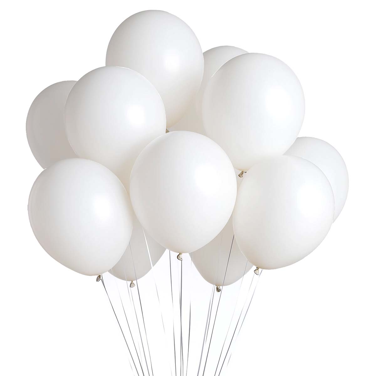 Vahvat ilmapallot Valkoinen 30cm 10kpl